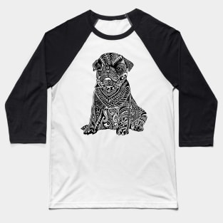 Polynesian Baby Pug Baseball T-Shirt